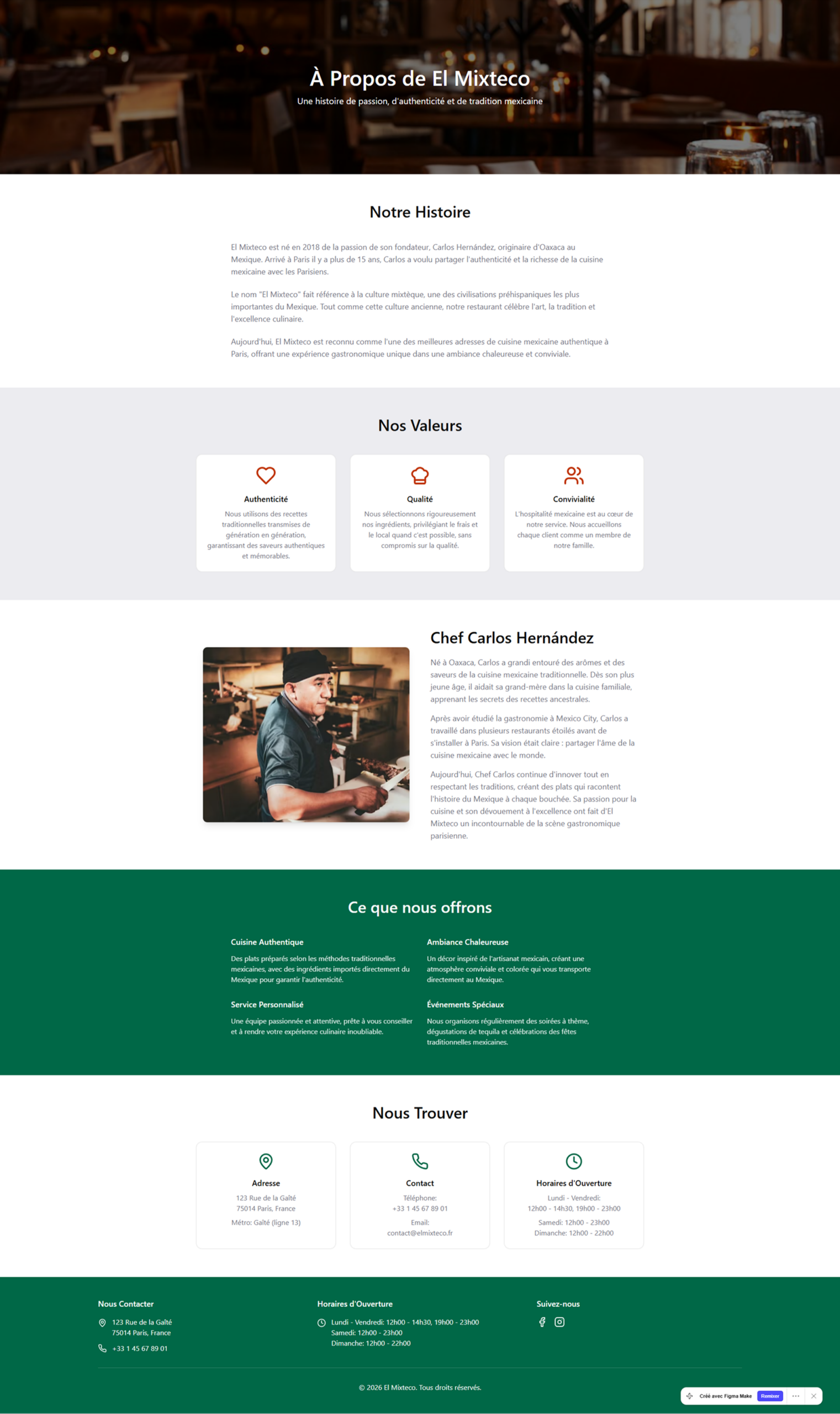 PAge A propos El Mixteco PAge A propos El Mixteco