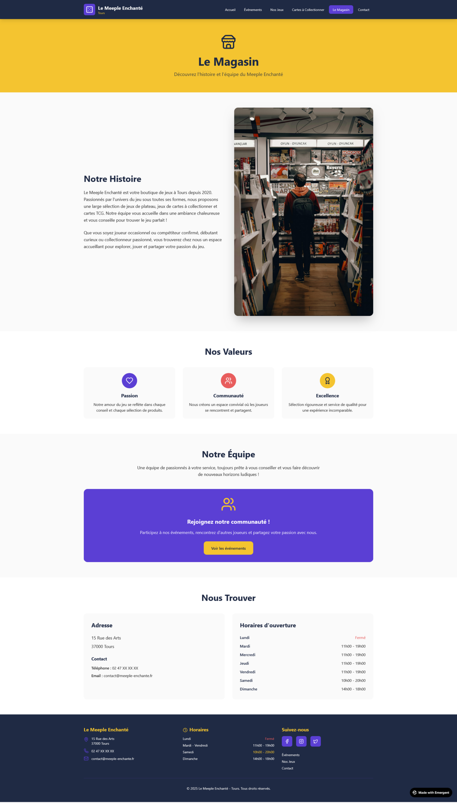 Page Notre Magasin Jeu Page Notre Magasin Jeu